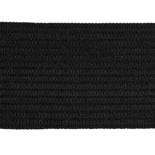 87407 Sullivans 25mm Polyester Elastic - 50m - Black