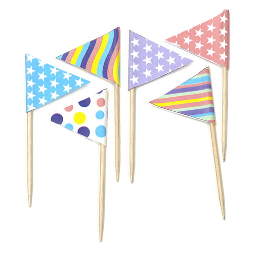 88965 Paper Flags 65mm