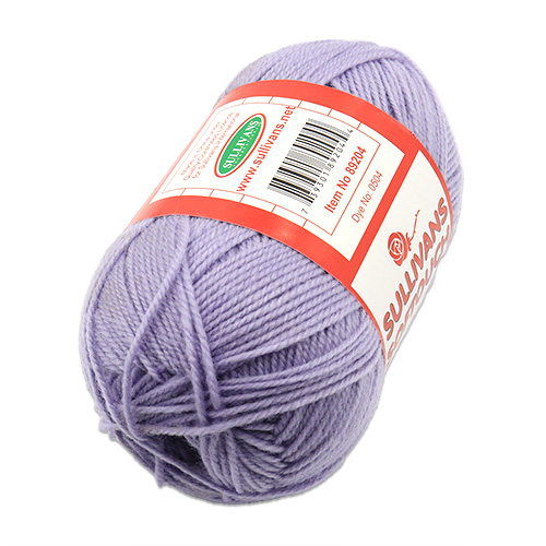 89204 Sullivans 8ply Polyster Softouch Knitting Yarn - 100g - Lilac