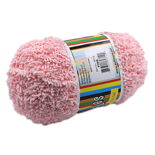 89712 Knitting Yarn Giggles 100 Gm Pink