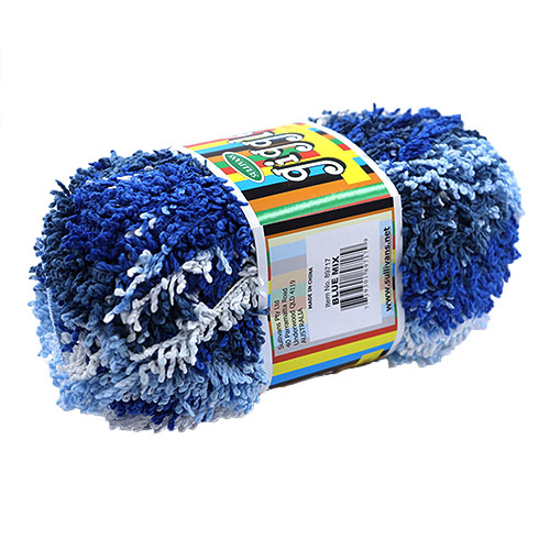89717 Knitting Yarn Giggles 100 Gm Blue Mix