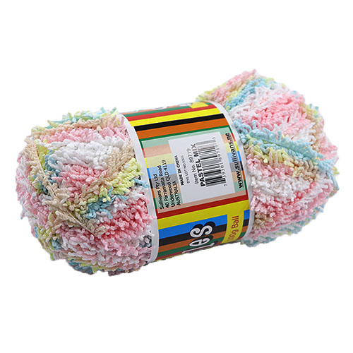 89719 Knitting Yarn Giggles 100 Gm Pastel Mix
