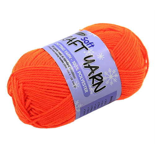 91506 Sullivans 8ply Polyster  Soft Craft Yarn - 85gm - Sunset