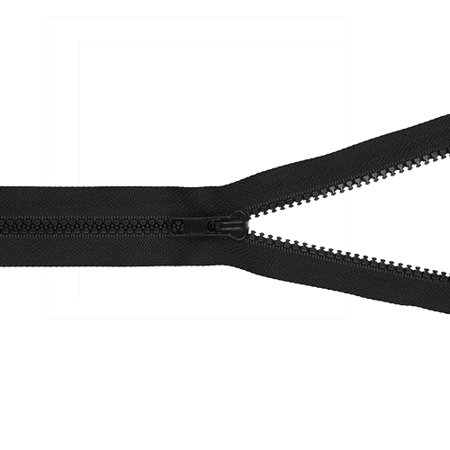 93370 Zip Bulk Chunky 20cm 580 Black