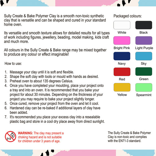 93997 Sully Polymer Clay Multi Pack - 10pc