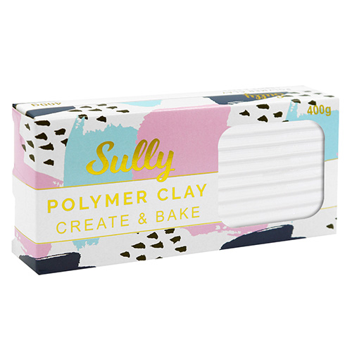 94015 Sully Polymer Clay - 400gm - White