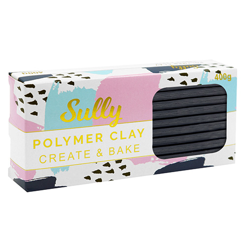 94016 Sully Polymer Clay - 400gm - Black