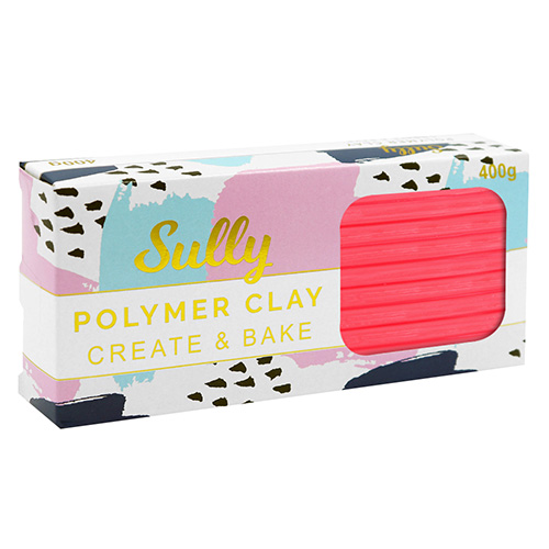 94017 Sully Polymer Clay - 400gm - Red