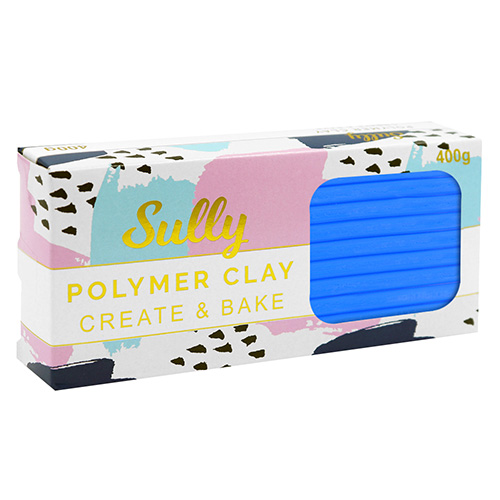 94098 Sully Polymer Clay - 400gm - Mid Blue