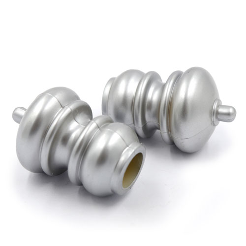 94545 Windoware 16mm Victorian Finial - Matt Silver - 2 Pack