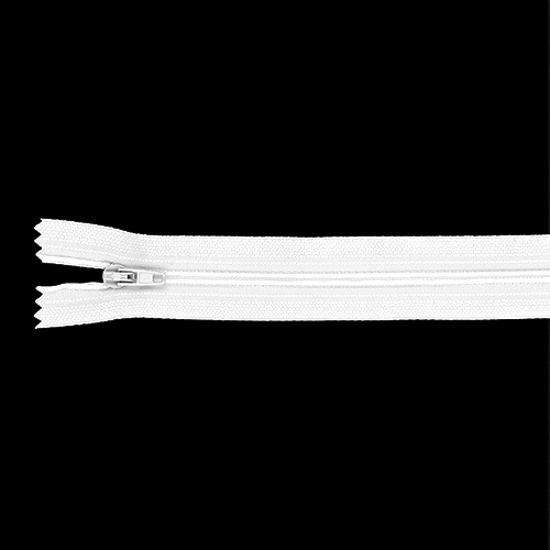 95100 Sullivans 18cm Nylon Dress Zipper - White