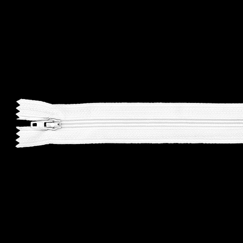 95250 Sullivans 25cm Nylon Dress Zipper - White