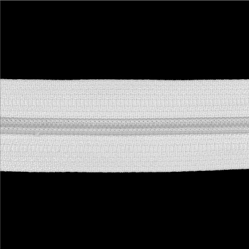 96024 Sullivans Continuous Zipping Roll - White - 250m