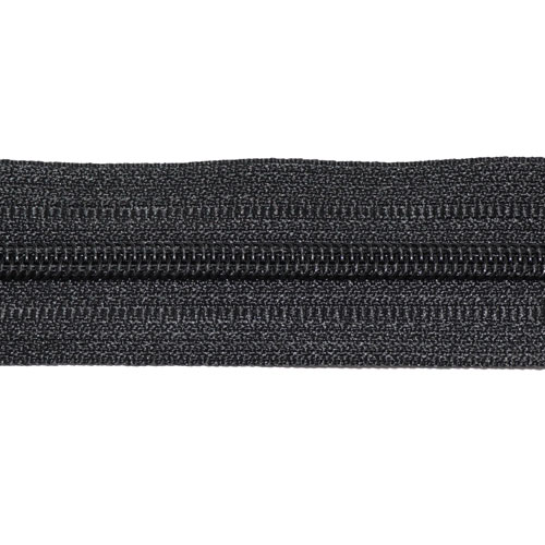 96026 Sullivans Continuous Zipping Roll - Black - 250m