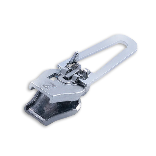 96813 Zlideon Coil Zip Pulls - Size 4 - Straight Puller - Silver