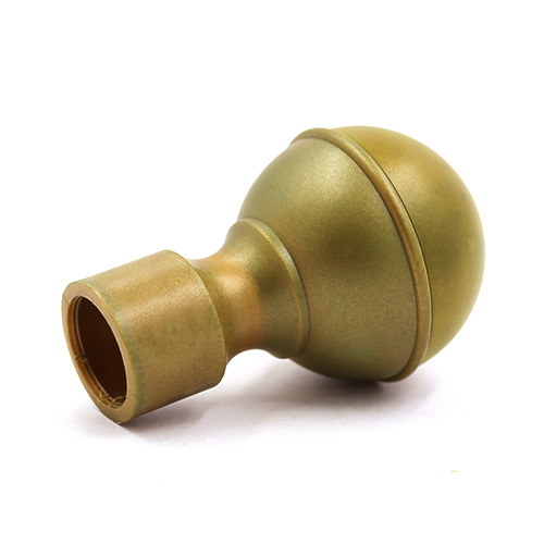 98711 Sullivans Ball Finial - Large - Matt Gold - 2pck