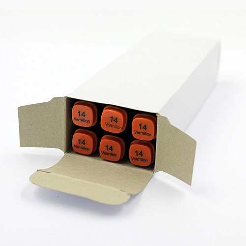 99507 Thiscolor Alcohol Based Twin Marker - Vermilion