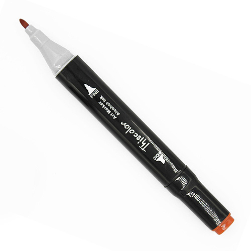 99511 Thiscolor Alcohol Based Twin Marker - French Vermilon