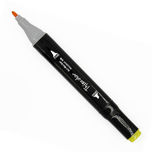 99518 Thiscolor Alcohol Based Twin Marker - Pastel Yellow