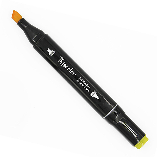 99518 Thiscolor Alcohol Based Twin Marker - Pastel Yellow