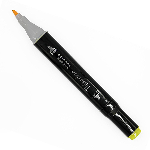 99519 Thiscolor Alcohol Based Twin Marker - Pale Yellow
