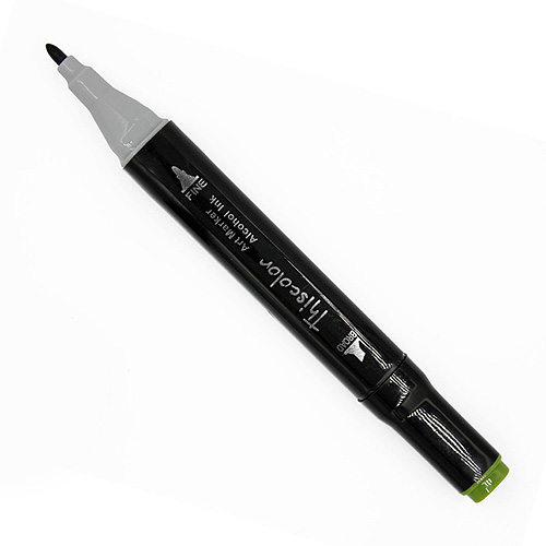 99521 Thiscolor Alcohol Based Twin Marker - Deep Olive