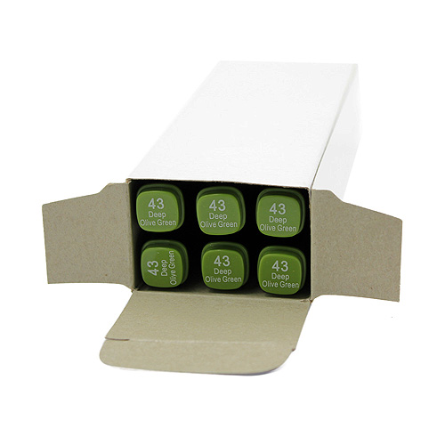 99521 Thiscolor Alcohol Based Twin Marker - Deep Olive