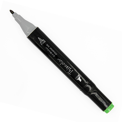 99522 Thiscolor Alcohol Based Twin Marker - Vivid Green