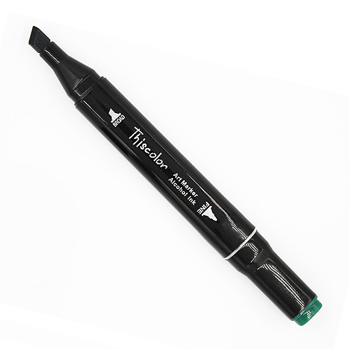99525 Thiscolor Alcohol Based Twin Marker - Forest Green