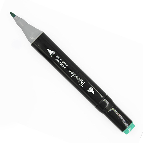 99529 Thiscolor Alcohol Based Twin Marker - Mint Green