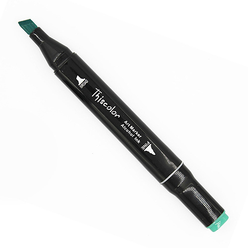 99529 Thiscolor Alcohol Based Twin Marker - Mint Green