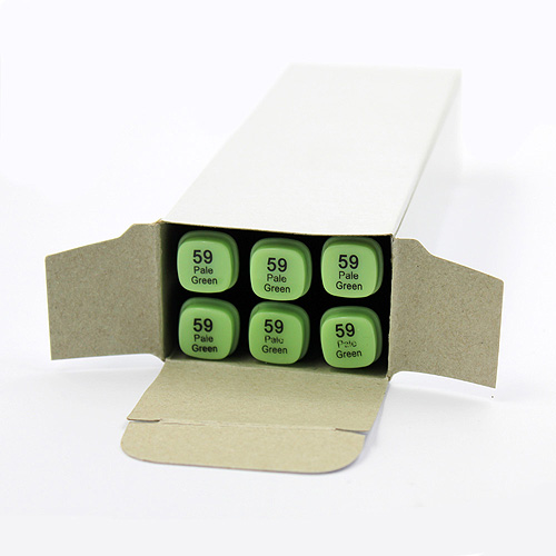 99530 Thiscolor Alcohol Based Twin Marker - Pale Green