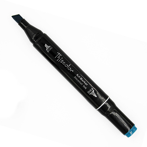 99531 Thiscolor Alcohol Based Twin Marker - Marine Blue