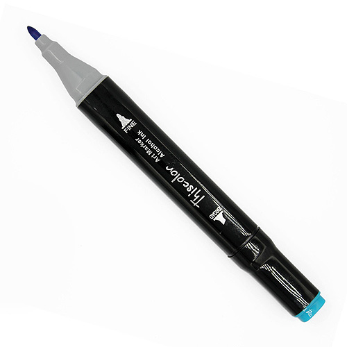 99532 Thiscolor Alcohol Based Twin Marker - Cerulean Blue