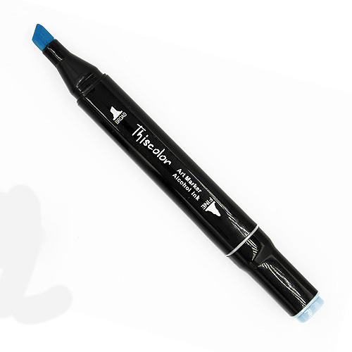 99534 Thiscolor Alcohol Based Twin Marker - Pastel Blue
