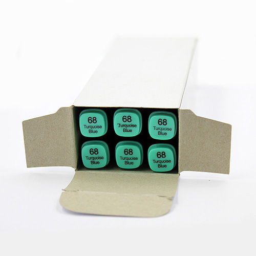 99535 Thiscolor Alcohol Based Twin Marker - Turquoise Blue