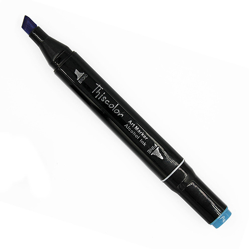 99536 Thiscolor Alcohol Based Twin Marker - Royal Blue