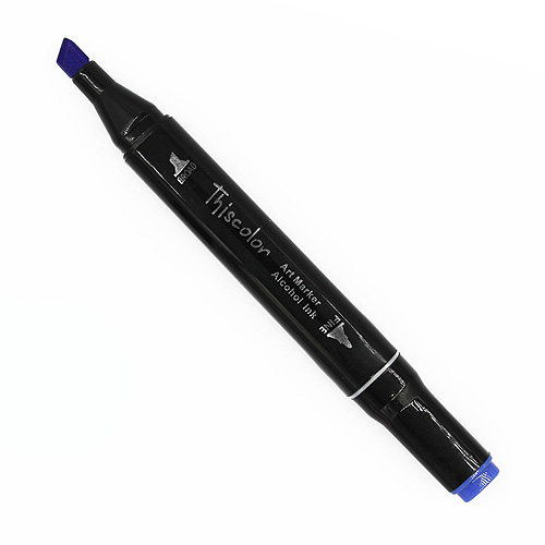 99537 Thiscolor Alcohol Based Twin Marker - Brilliant Blue