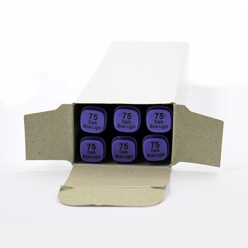 99538 Thiscolor Alcohol Based Twin Marker - Dark Blue Light