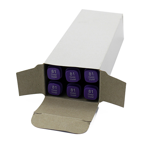 99541 Thiscolor Alcohol Based Twin Marker - Deep Violet