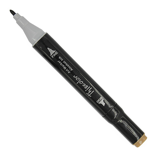 99551 Thiscolor Alcohol Based Twin Marker - Raw Umber