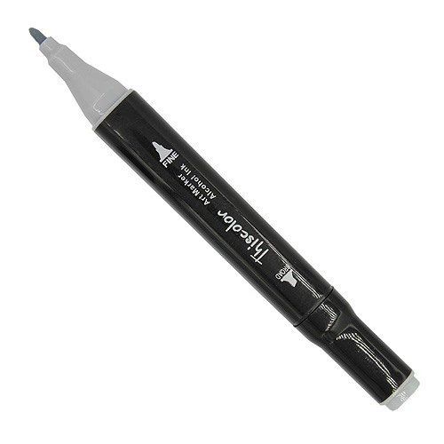 99555 Thiscolor Alcohol Based Twin Marker - Green Grey 1
