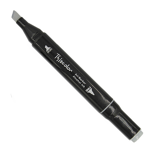 99555 Thiscolor Alcohol Based Twin Marker - Green Grey 1