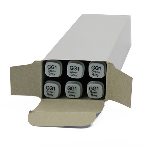 99555 Thiscolor Alcohol Based Twin Marker - Green Grey 1