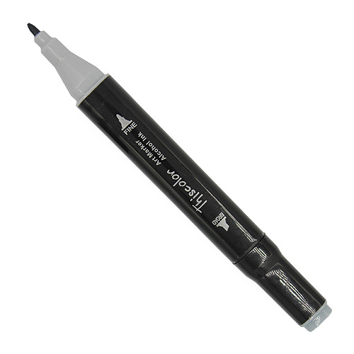 99556 Thiscolor Alcohol Based Twin Marker - Green Grey 3