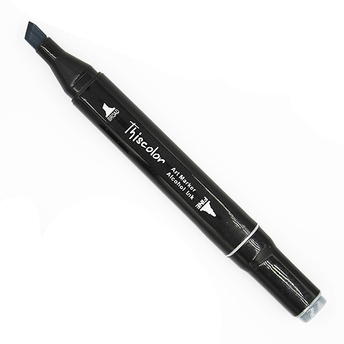 99557 Thiscolor Alcohol Based Twin Marker - Green Grey 5