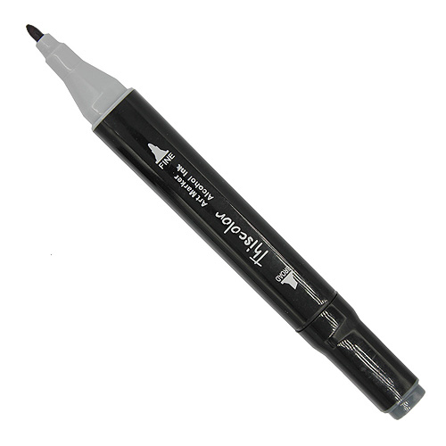 99558 Thiscolor Alcohol Based Twin Marker - Green Grey 7
