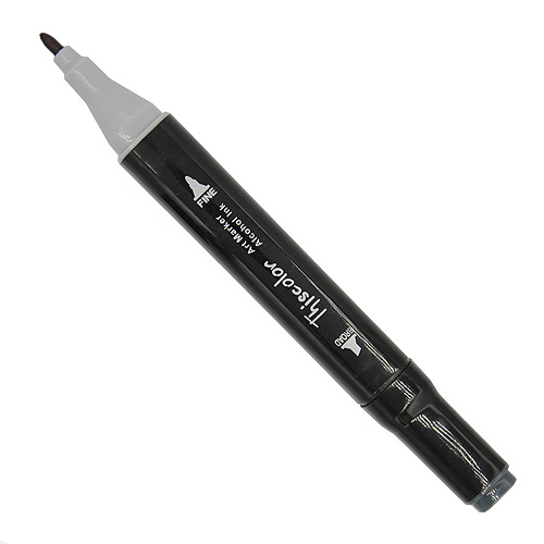99559 Thiscolor Alcohol Based Twin Marker - Green Grey 9