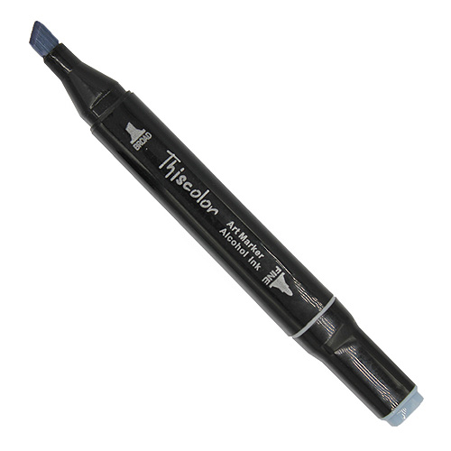 99575 Thiscolor Alcohol Based Twin Marker - Blue Grey 3
