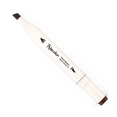 99591 Thiscolor Water Based Twin Marker - Chestnut Brown